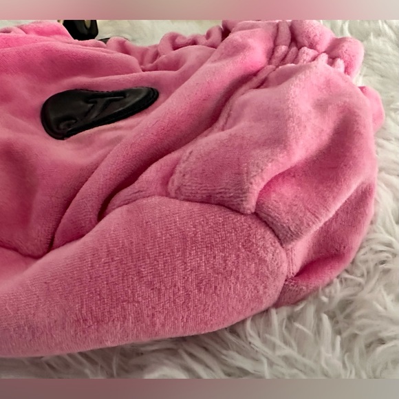 Vintage Juicy Couture Velour Pink Y2K Satchel Bag Handbag Rare - Picture 9 of 14